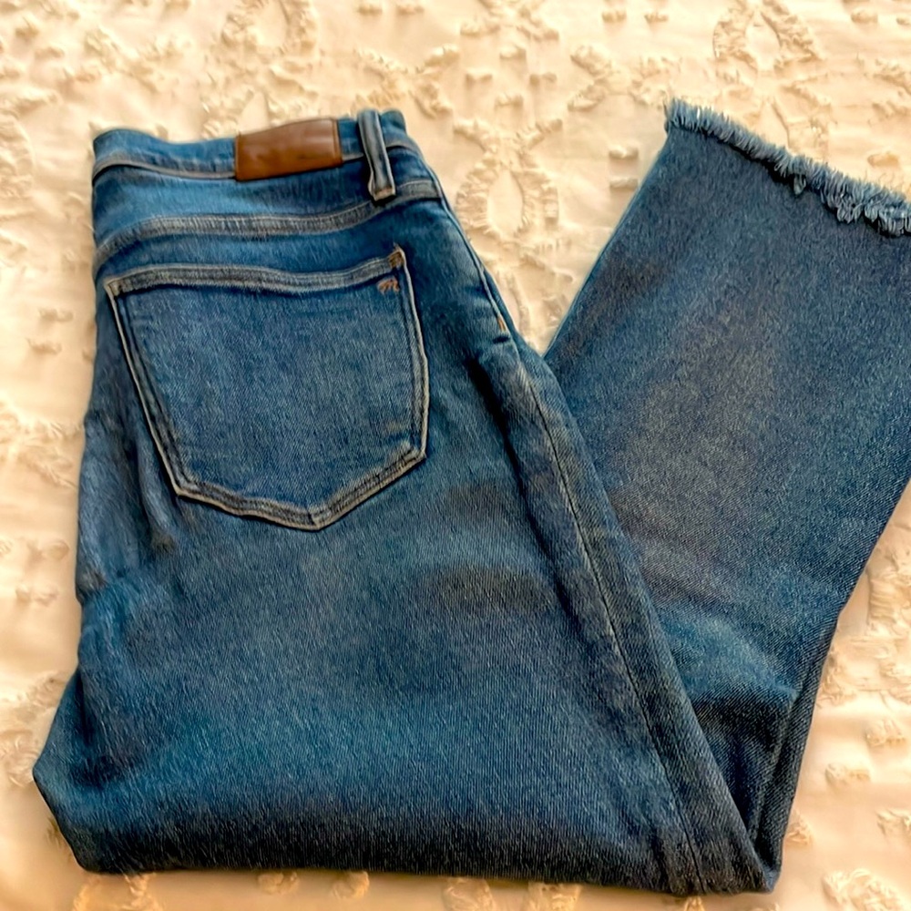Madewell cropped flare jeans